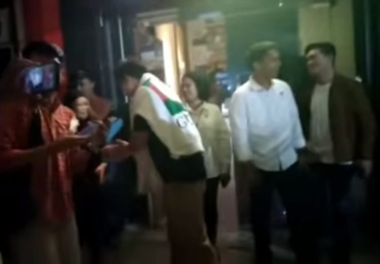 Baim Wong saat di Polda Sumut, Senin (10/4).