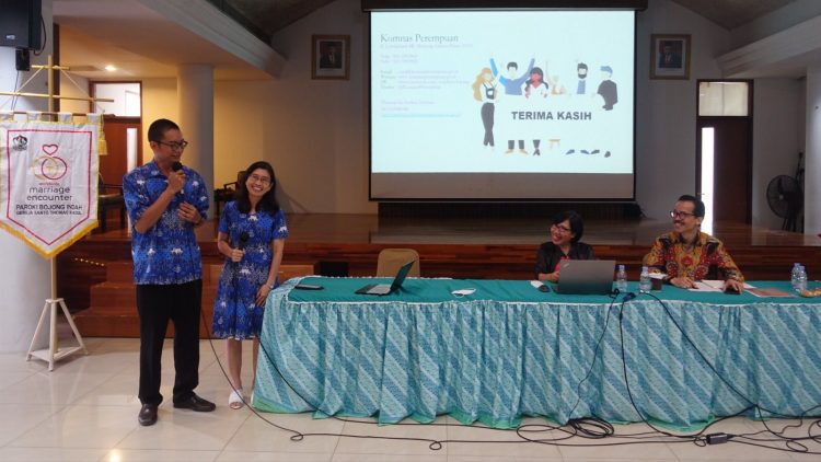 Hoky saat hadiri kegiatan penyuluhan hukum sebagai upaya antisipasitif dan pencegahan KDRT, Sabtu (6/5).