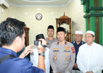 Wakapoldasu, Brigjen. Pol. Drs. Jawari SH, MH saat safari subuh, Jumat (19/5).