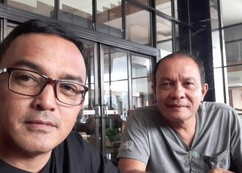 Doli Sianipar Ketua Tim  Kordinasi ganti rugi lahan jalan Tarutung - Sibolga bersama reporter Indigonews, Kamis (1/6).