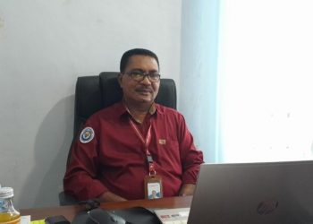 Kepala Perikanan Pelabuhan Nusantara Kota Tual, Silvinus MC Jaftoran, Kamis (8/6).