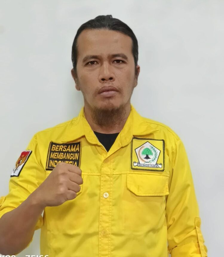 Ketua Umum Dewan Pimpinan Pusat (DPP) Generasi Muda Pakpak Suak Pegagan (Matanari, Lingga, Manik), Jhonny Lingga Bacaleg DPRD Dairi, Sabtu (17/6).