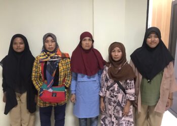 Pekerja Imigran non prosesural yang diberangkatkan ke Negara Timur Tengah, Minggu (18/6).
