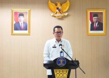 Sekretaris Direktorat Jenderal HAM, Aman Riyadi saat memberikan sambutan sekaligus membuka acara, Rabu (14/6). 