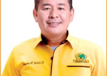 Mangatas Silalahi, Ketua DPD Golkar Kota Pematangsiantar, Minggu (23/7).