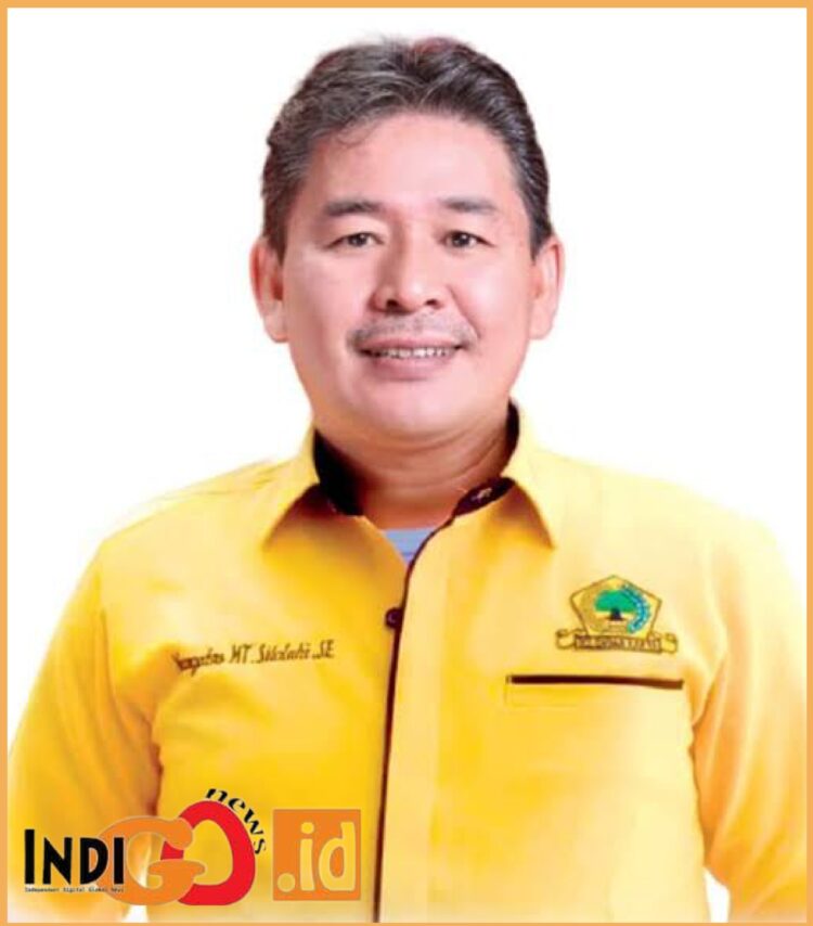 Mangatas Silalahi, Ketua DPD Golkar Kota Pematangsiantar, Minggu (23/7).