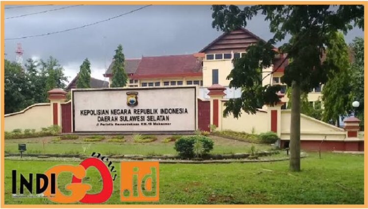 Polda Sulawesi Selatan, Selasa (25/7).