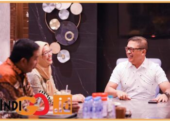 Kapolda Sumut, Irjen. Pol. Agung Setya Imam Effendi bersama Rektor UINSU, Prof. Dr. Hj. Nurhayati MAg, Minggu (30/7).