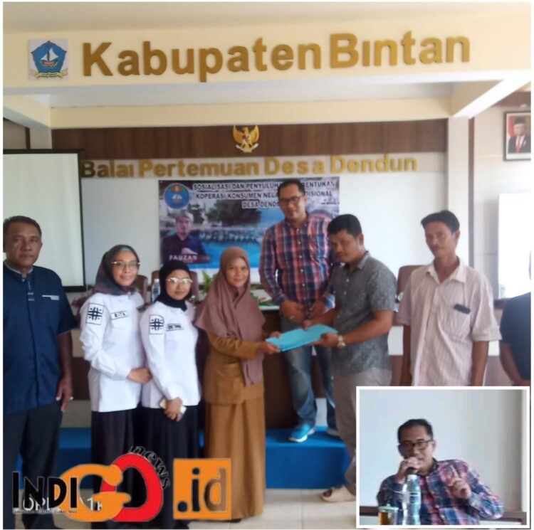 Fauzan saat menghadiri pembentukan Koperasi Konsumen Nelayan Tradisional, Senin (10/7).