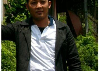 Suherdi, Penjabat Pangulu Nagori Sahkuda Bayu yang sangat susah dikonfirmasi, Kamis (13/7).