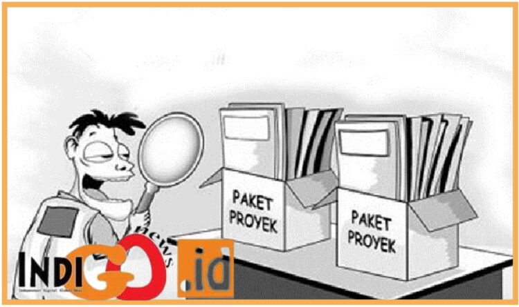 Ilustrasi setoran/ fee proyek di Dinas Pertanian Toba, Selasa (1/8).