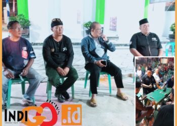 Masyarakat Belitang III dan Belitang Jaya saat ikuti acara lomba gaple, Kamis (3/8).