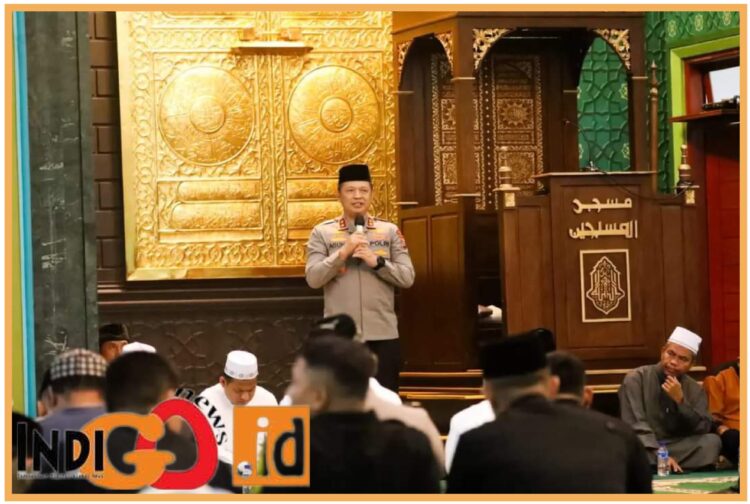 Kapolsu, Irjen. Pol. Agung saat safari subuh, Junat (4/8).