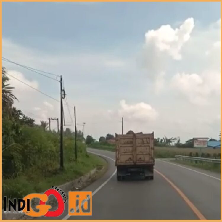 Cold Diesel pengangkut sedimen pasir dari Tapanuli Utara menuju Toba, Kamis (10/8).