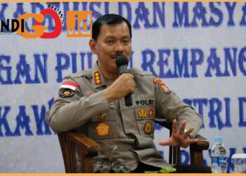 Kabidhumas Polda Kepri, Kombes. Pol. Zahwani Pandra Arsyad SH, M.Si saat giat FGD, Selasa (22/8).