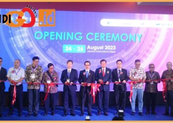 Pembukaan pameran IEAE, IBTE, IGHE 2023, Kamis (24/8).