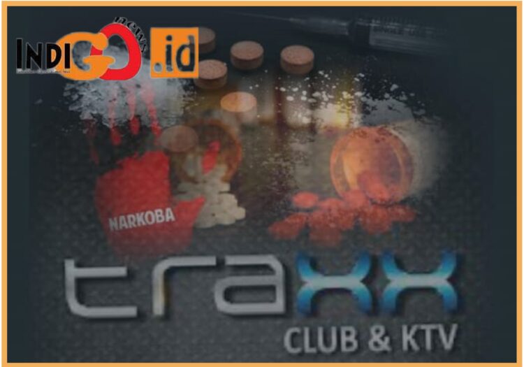 Logo THM Traxx Medan, Selasa malam (29/8).