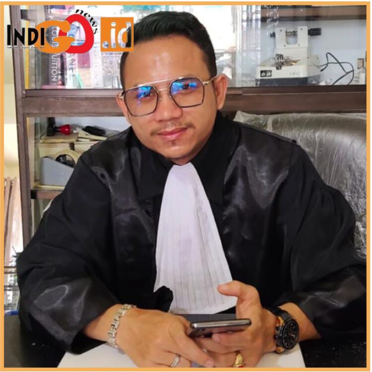 Dedy Angkat SH selaku kuasa Hukum korban Apsan Sagala (70) korban pengerusakan yang melaporkan Caleg, Rabu (30/8).