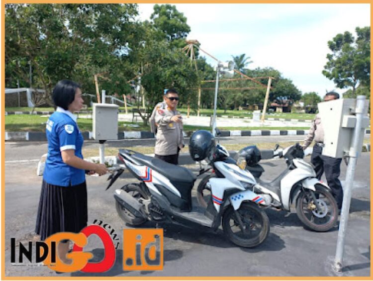 Kapolres Binjai, AKBP. Rio saat sidak, Kamis (3/8).