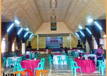 Lomba literasi tingkat SMP yang tidak dihadiri peserta, Selasa (8/8).