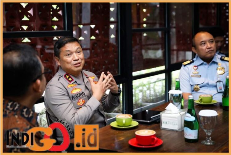 Kapolda Sumatera Utara (Sumut), Irjen. Pol. Agung Setya Imam Effendi saat bertemu para stakeholder untuk berkolaborasi dan bersinergi dalam mengendalikan inflasi dan mempercepat pertumbuhan ekonomi di Sumut, Selasa (8/8).