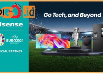 Hisense komit kerja sama dengan EUFA dengan sponsor EURO 2024, Sabtu (2/9).