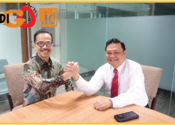 Ermus Sihombing, Pakar komunikasi bersama Hoky, Ketua Dewan Pengawas LSP Pers Indonesia, Kamis (7/9).