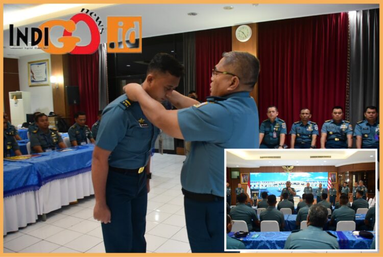 Asopssurta Danpushidrosal Laksamana Pertama TNI Dyan Primana Sobaruddin saat buka resmi pelatihan, Selasa (12/9).