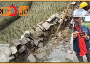 Nasution, pengawas yang selalu main slot game judi saat jam kerja, Rabu (13/9).