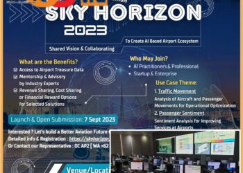 Peluncuran proyek kaloborasi digital sky horizon 2023, Rabu (13/9).