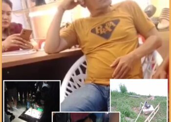 Alek, ketua dan penanggungjawab pasar malm yang sajikan judi dadu, Senin (18/9).