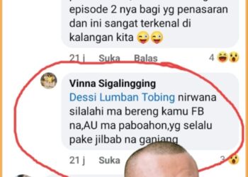 Bukti SS komentar Vinna Sigalingging dan Supri Darsono Silalahi SH selaku Kuasa Hukum korban, Senin (25/9).