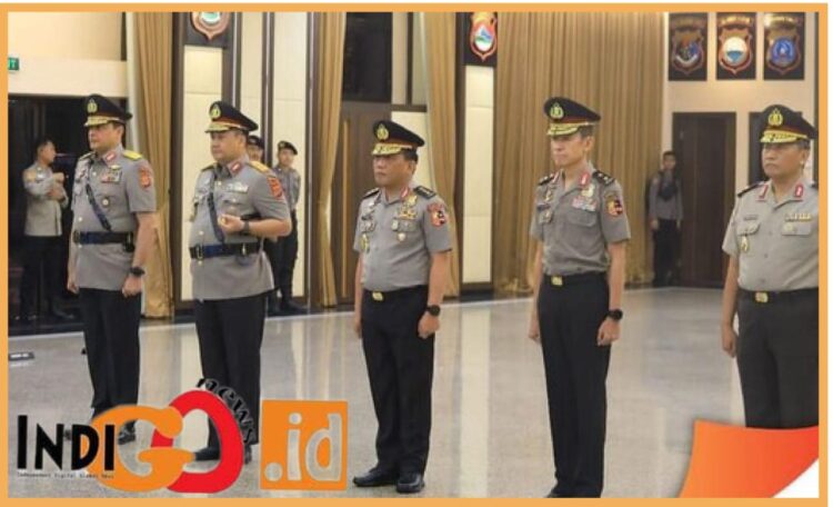 4 pati Polri saat dilantik Kapolri, Jendral. Pol. Listyo, Jumat (29/9).