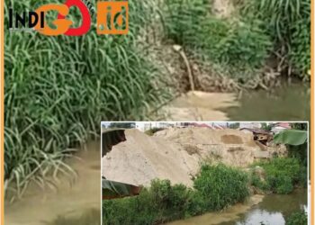 Pencemaran sungai dilakukan pengusaha yang tidak memiliki IUP,  Selasa (3/10).