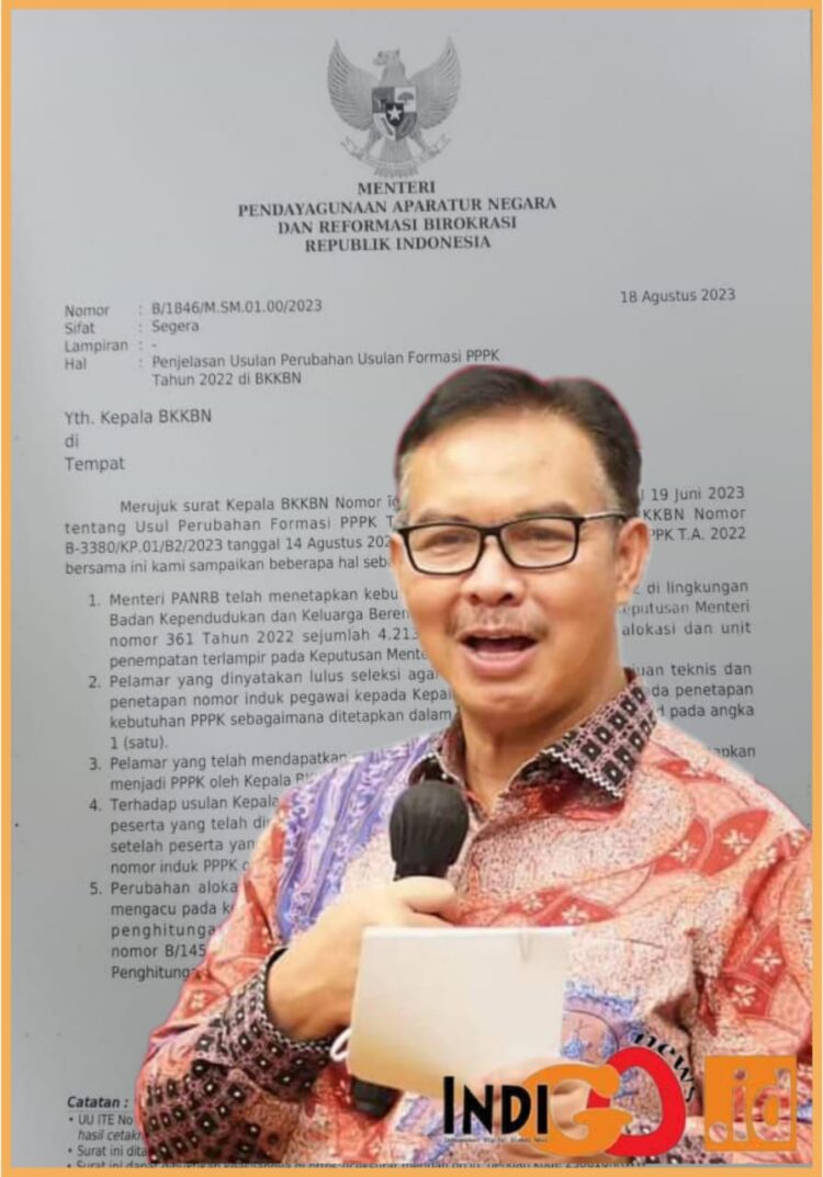 Kepala BKKBN RI, Dr. Hasto Wardoyo diminta penuhi janji, Rabu (18/01).
