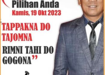 Eduart Simanjuntak, Pemenang Pilkades Sionggang Utara, Kamis (19/10).