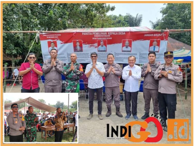 Pengumuman hasil Pilkades serentak Kabupaten Toba, Jumat (20/10).