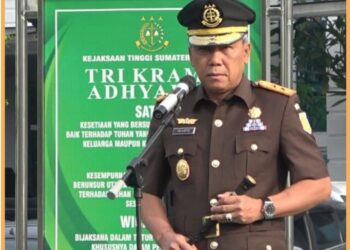 Idianto SH, Kepala Kejaksaan Tinggi Sumut, Rabu (25/10).