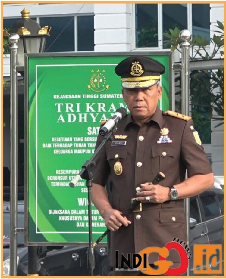 Idianto SH, Kepala Kejaksaan Tinggi Sumut, Rabu (25/10).