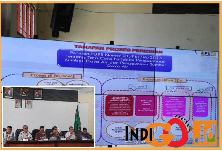 Sosialisasi pemanfaatan sempadan danau, Jumat (13/10).