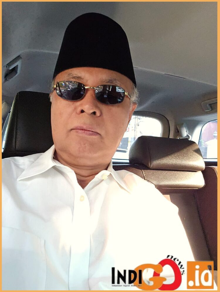 Ketua DPD Nasdem Tapsel, HM Yusuf Siregar saat ikut daftarkan Anis - Cak Imin, Kamis (19/10).