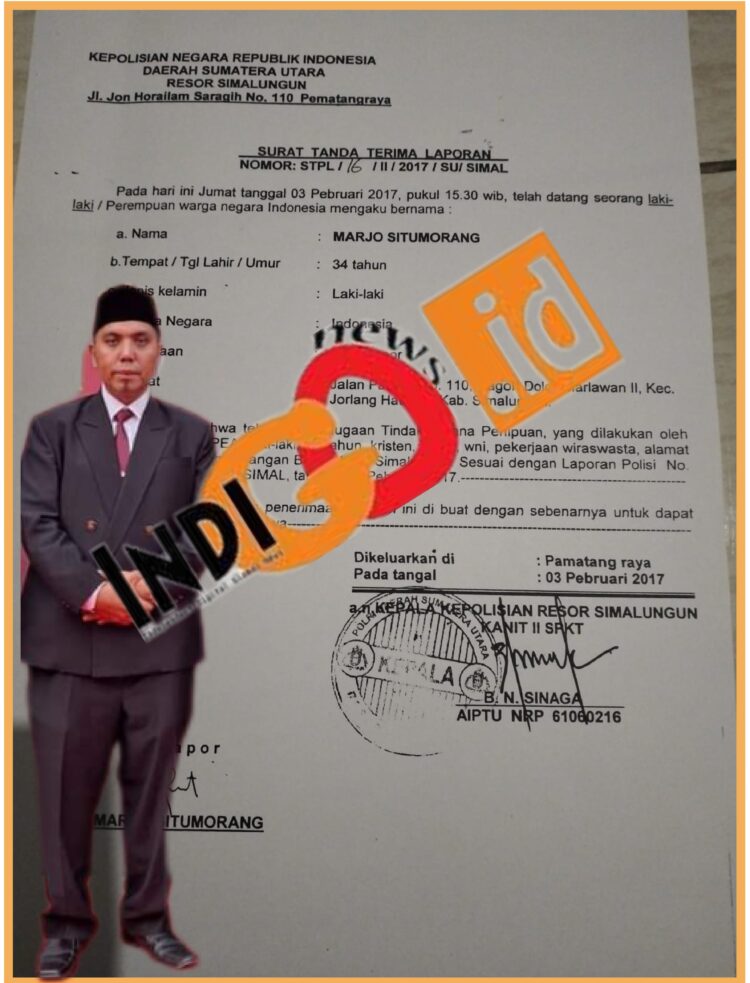 STPL pengaduan korban penipuan, Kamis (2/11).