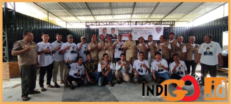 Deklarasi Satgas Inti Prabowo pemenangan Prabowo Subianto - Gibran, Jumat (3/11).