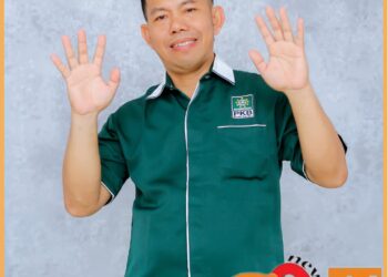 Nardianto, putra Belitang Jaya yang maju menjadi  Caleg DPRD OKU Timur, Rabu (29/11).