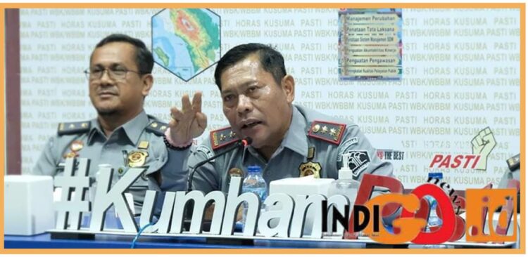 Jahari Sitepu, Kepala Kantor Kementerian Hukum dan Hak Asasi Manusia Sumatera Utara, Selasa (31/10).