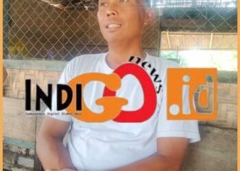 Pangulu yang baru Nagori Sahkuda Bayu, Warsito saat diwawancarai reporter Indigonews, Rabu (1/11).
