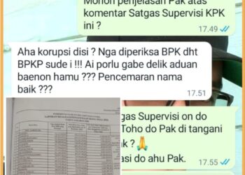 Table data, Alokasi Dana Desa lebih besar dari Dana Desa TA 2020 dan SS jawaban Nikson Nababan sebagai ancaman kepada reporter Indigonews, Kamis (9/11).