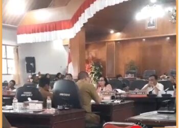 Saat sidang paripurna R APBD TA 2023, Selasa (14/11).