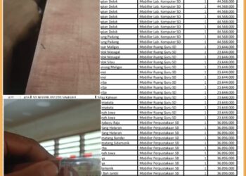 440 daftar paket mobiler dan contoh rak buku yang asal asalan, Jumat (17/11).