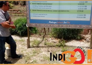 Plank ADD/DD Hutaraja, Kecanatan Sipoholon, Selasa (21/11).